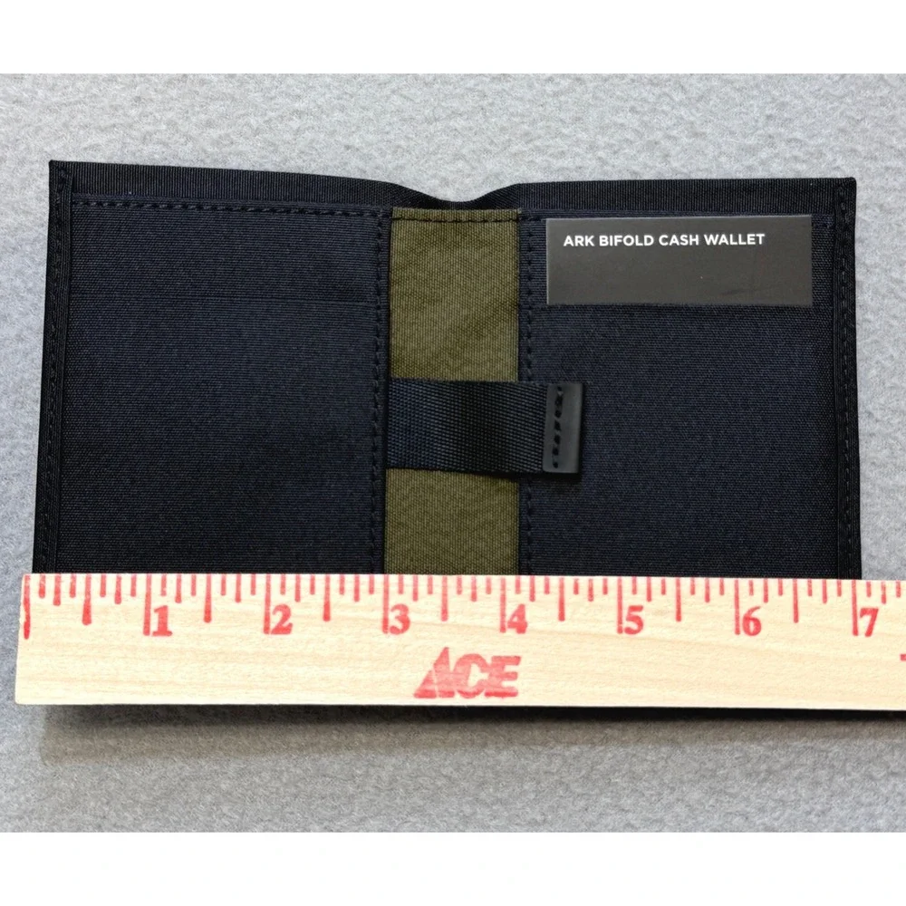 ALPAKA Ark Bifold Cash Wallet Mens Black Axoflux 300D RFID Magnetic Slim